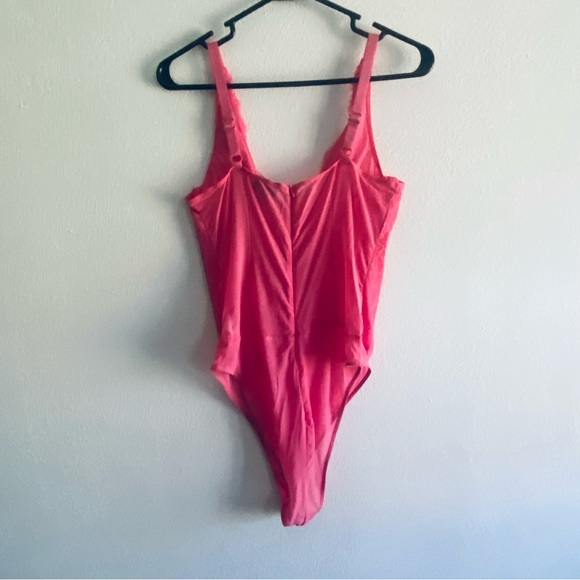 Revolve Bandit pink lace bodysuit - Picture 9 of 10